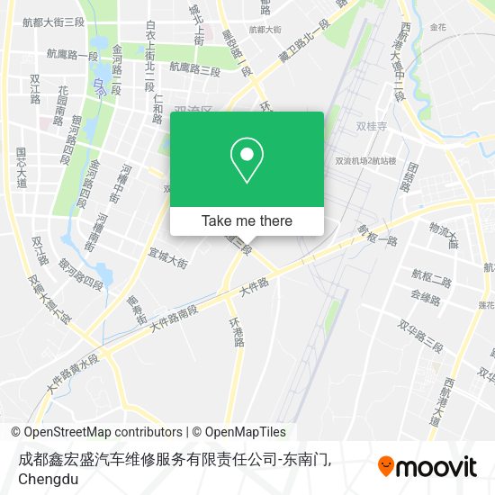 成都鑫宏盛汽车维修服务有限责任公司-东南门 map