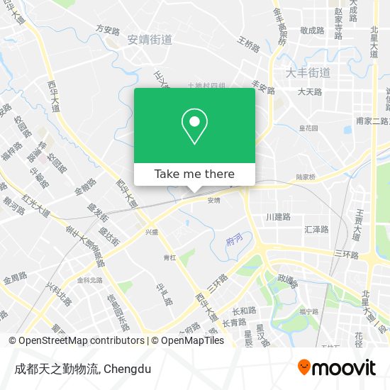 成都天之勤物流 map