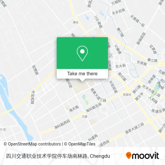 四川交通职业技术学院停车场南林路 map
