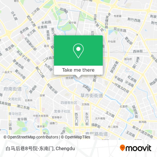 白马后巷8号院-东南门 map