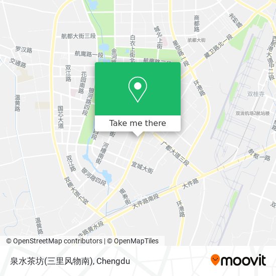 泉水茶坊(三里风物南) map