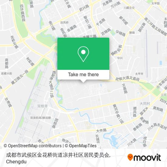 成都市武侯区金花桥街道凉井社区居民委员会 map