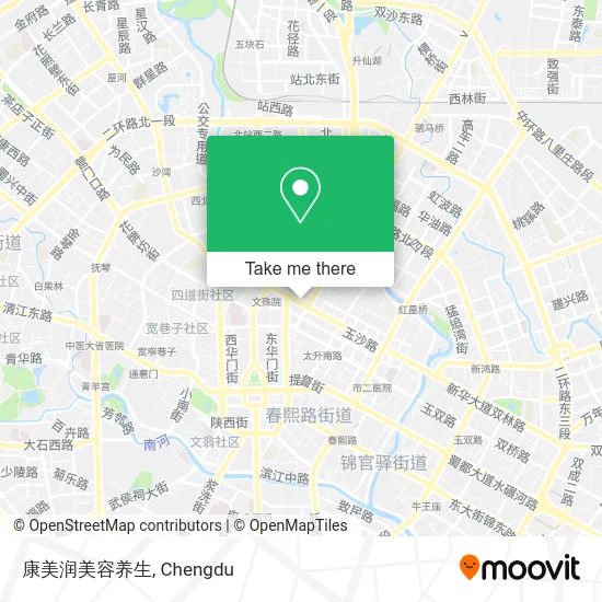 康美润美容养生 map