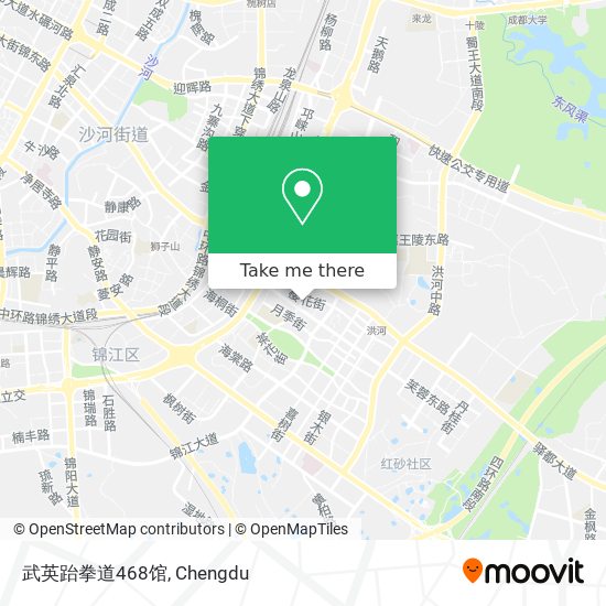 武英跆拳道468馆 map