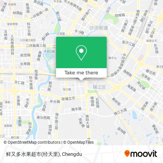 鲜又多水果超市(经天里) map