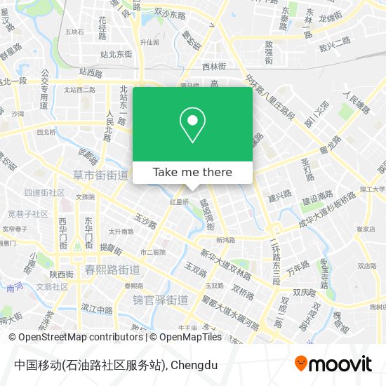 中国移动(石油路社区服务站) map