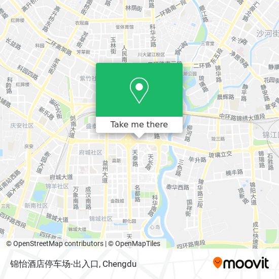 锦怡酒店停车场-出入口 map
