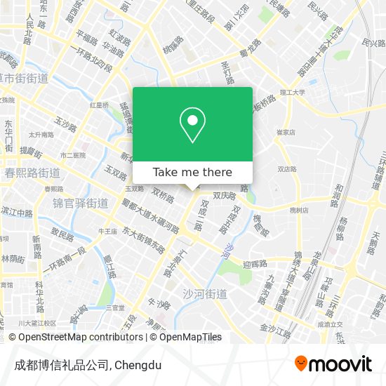 成都博信礼品公司 map