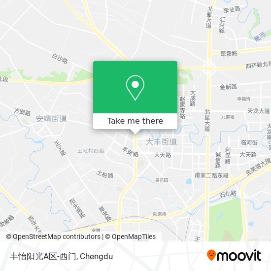 丰怡阳光A区-西门 map