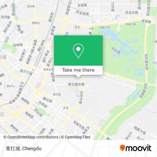 青扛坡 map