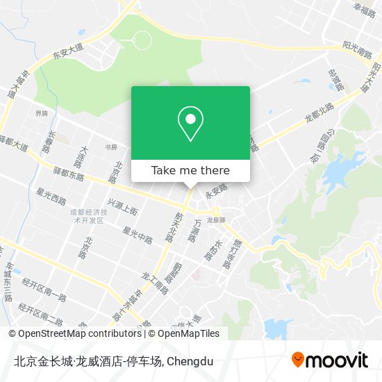 北京金长城·龙威酒店-停车场 map