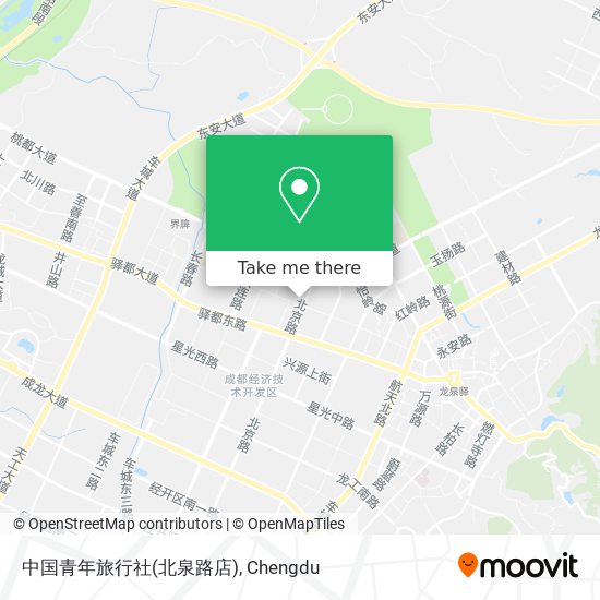 中国青年旅行社(北泉路店) map