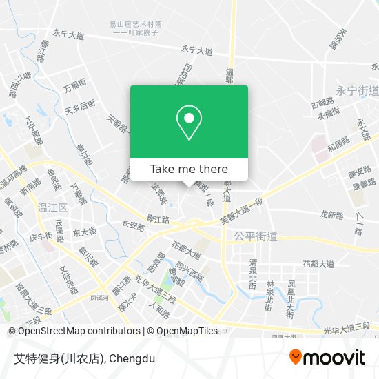 艾特健身(川农店) map