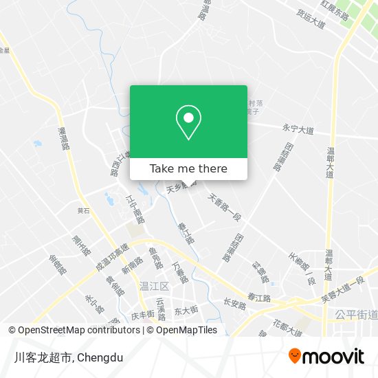 川客龙超市 map