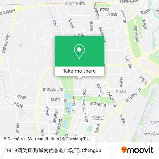 1919酒类直供(城南优品道广场店) map