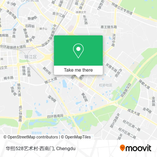 华熙528艺术村-西南门 map