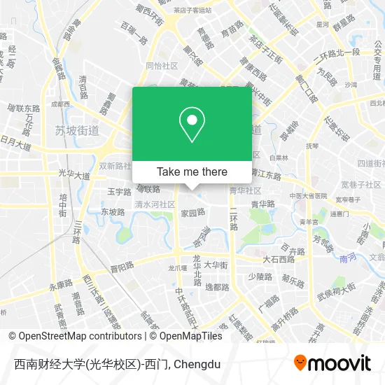 西南财经大学(光华校区)-西门 map