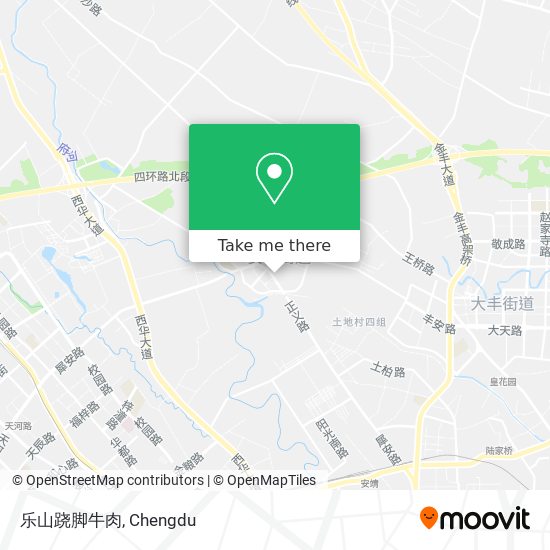 乐山跷脚牛肉 map