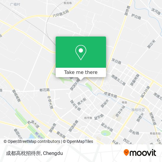 成都高枕招待所 map