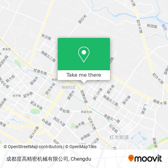 成都度高精密机械有限公司 map