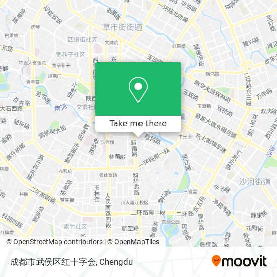 成都市武侯区红十字会 map