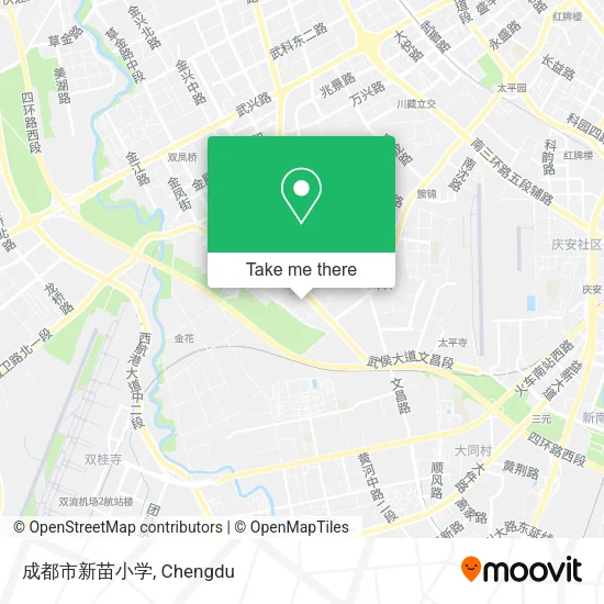 成都市新苗小学 map