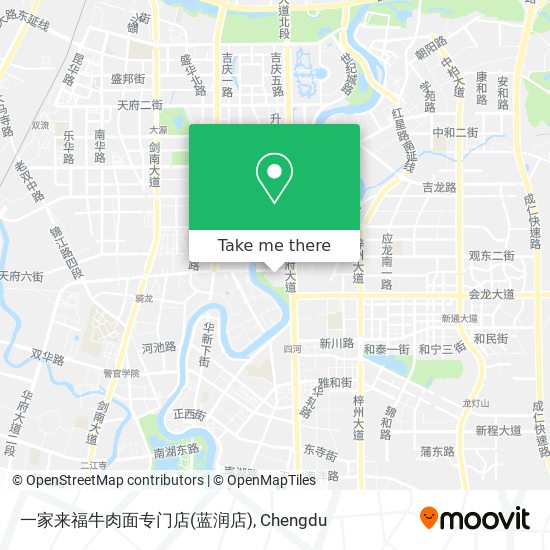 一家来福牛肉面专门店(蓝润店) map