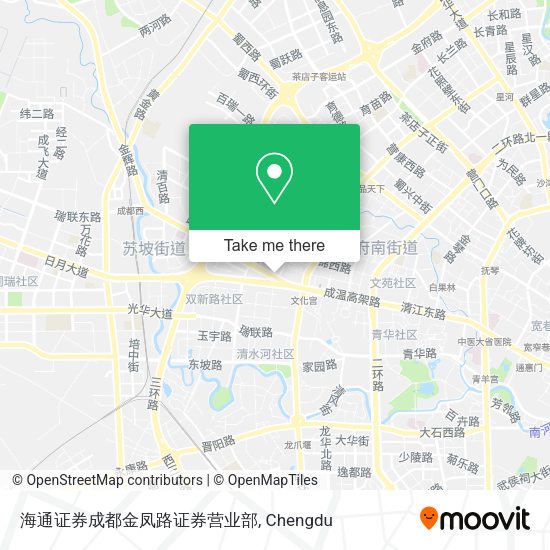 海通证券成都金凤路证券营业部 map