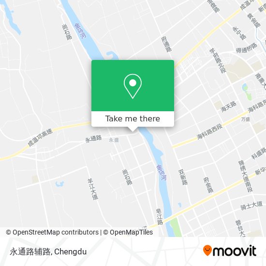 永通路辅路 map