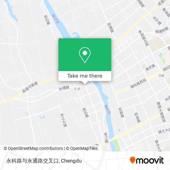 永科路与永通路交叉口 map