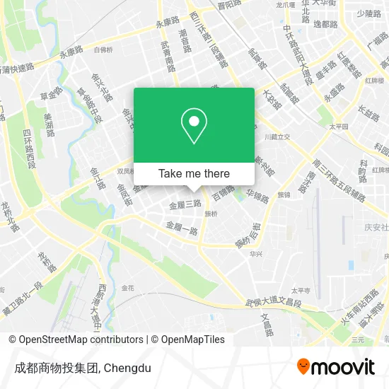 成都商物投集团 map