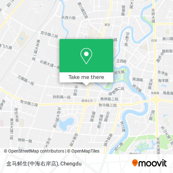 盒马鲜生(中海右岸店) map