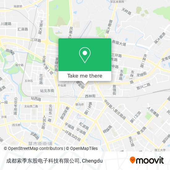 成都索季东股电子科技有限公司 map