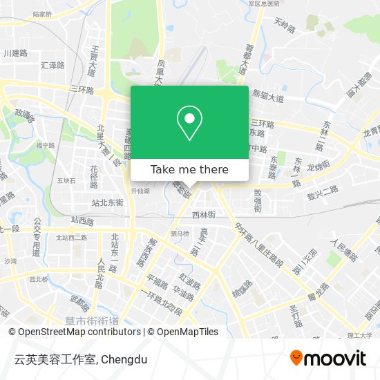 云英美容工作室 map