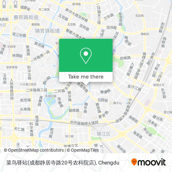 菜鸟驿站(成都静居寺路20号农科院店) map