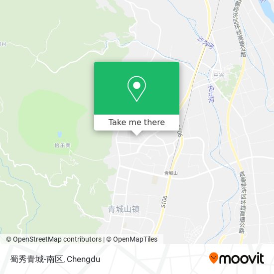 蜀秀青城-南区 map