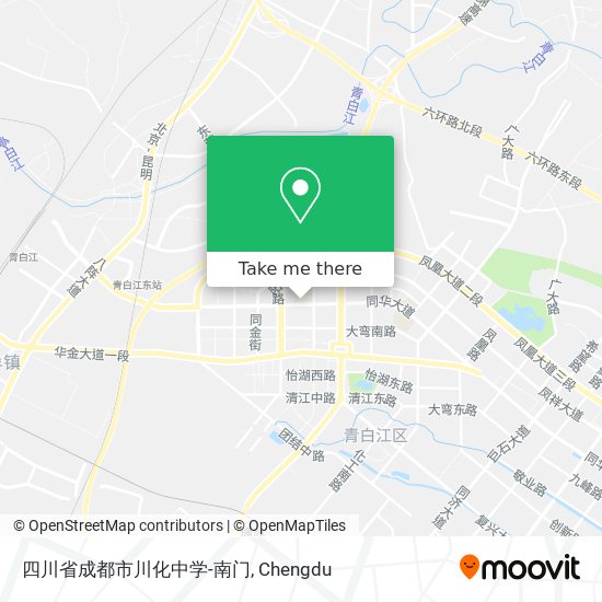 四川省成都市川化中学-南门 map