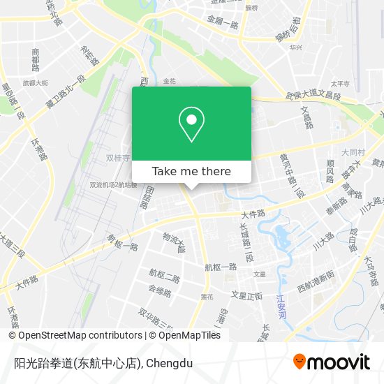 阳光跆拳道(东航中心店) map