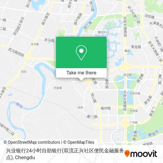 兴业银行24小时自助银行(双流正兴社区便民金融服务点) map