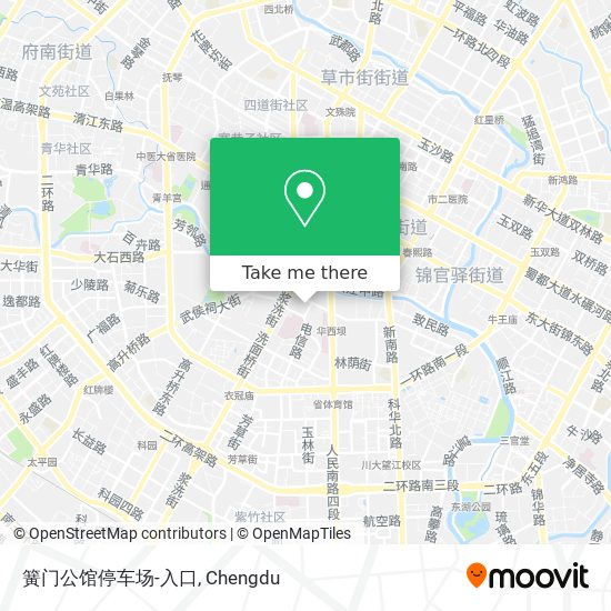 簧门公馆停车场-入口 map