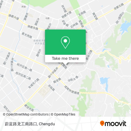 蔚蓝路龙工南路口 map