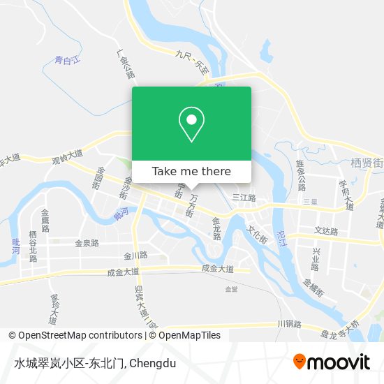 水城翠岚小区-东北门 map