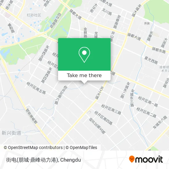 街电(朋城·鼎峰动力港) map