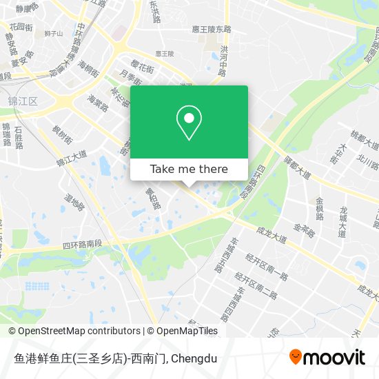 鱼港鲜鱼庄(三圣乡店)-西南门 map