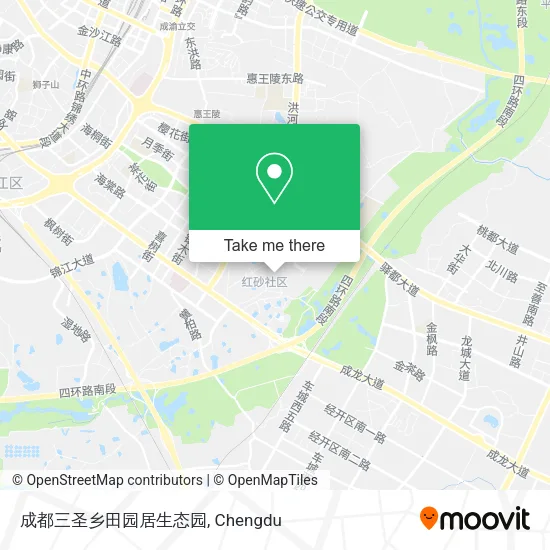 成都三圣乡田园居生态园 map