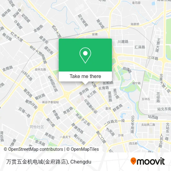 万贯五金机电城(金府路店) map