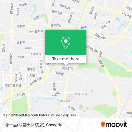 蓉一品(成都天回镇店) map