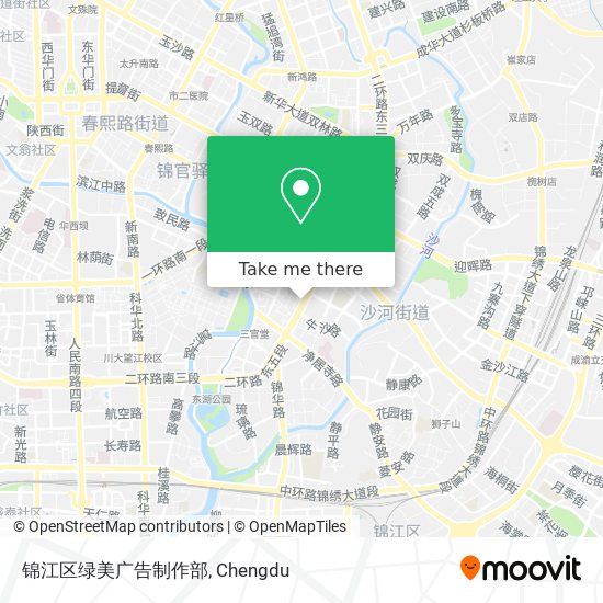 锦江区绿美广告制作部 map