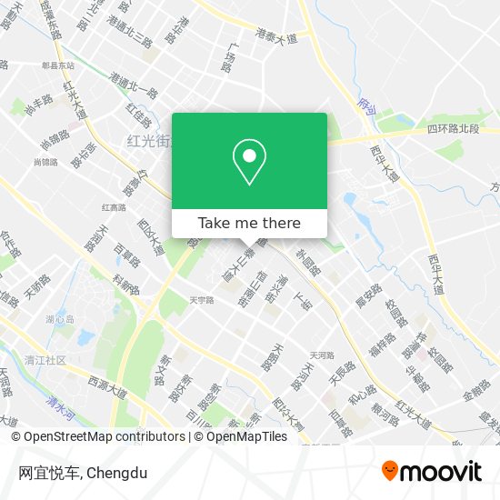 网宜悦车 map