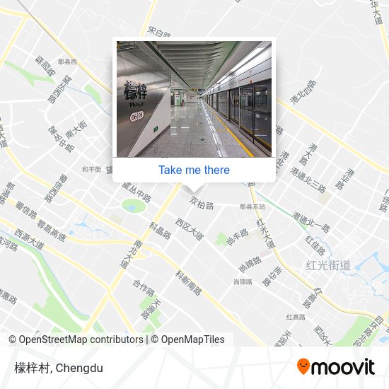 檬梓村 map